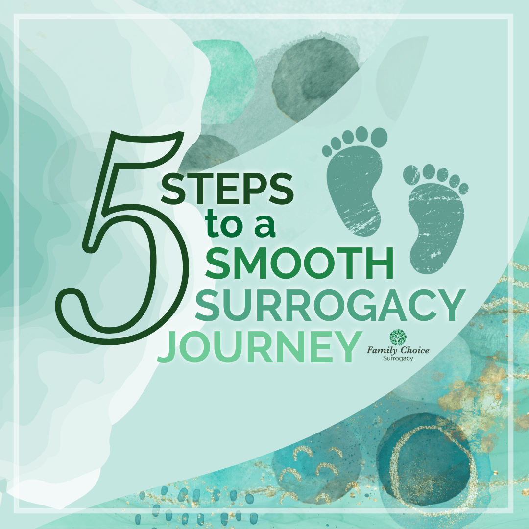 5 steps to a smooth surrogacy journey, baby footprints,